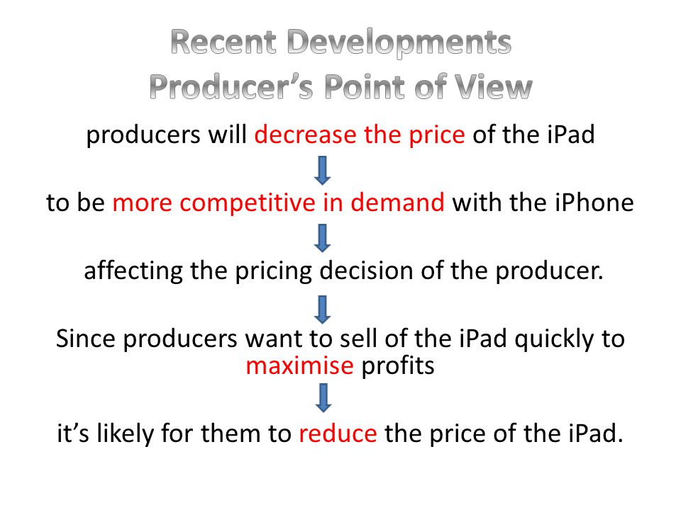 As stated in source B, it showed that iPhones are much more popular than the iPads highlights the fact of price of substitutes since the iPhone and iPad have almost the same functions the iPhone is cheaper than the iPad, selling at only at $199 to $299 as compared to iPad’s $499 to $829.