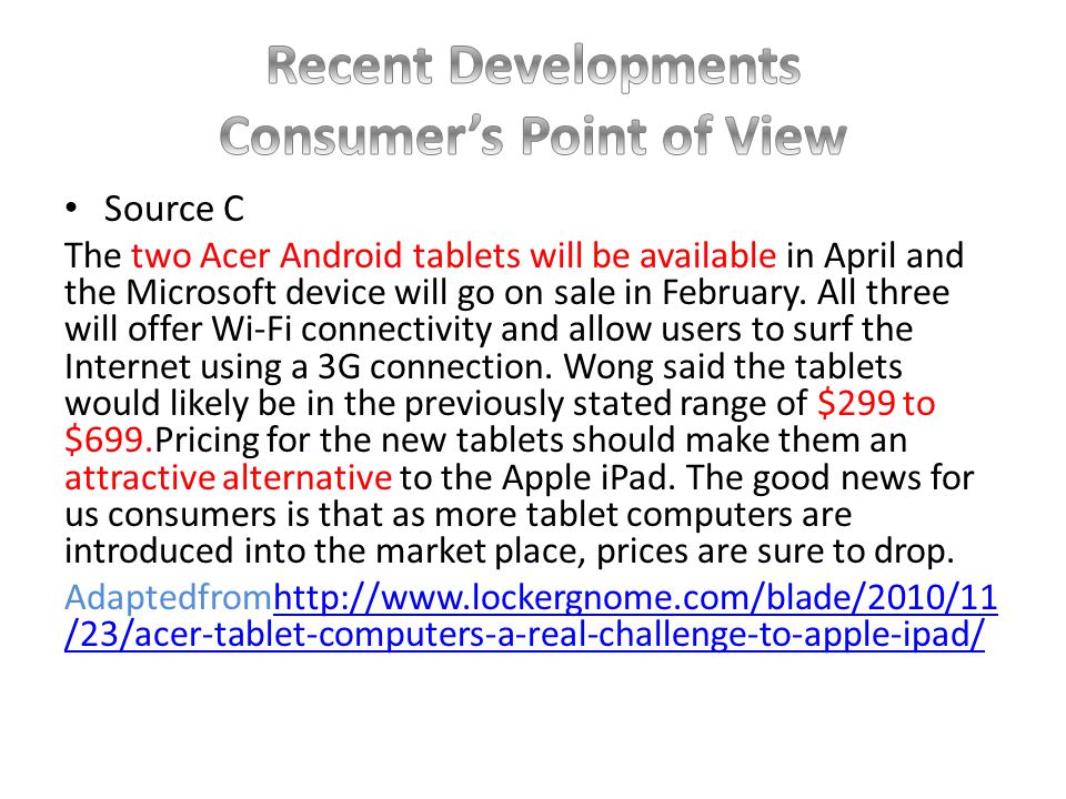 producers will decrease the price of the iPad to be more competitive in demand with the iPhone affecting the pricing decision of the producer.