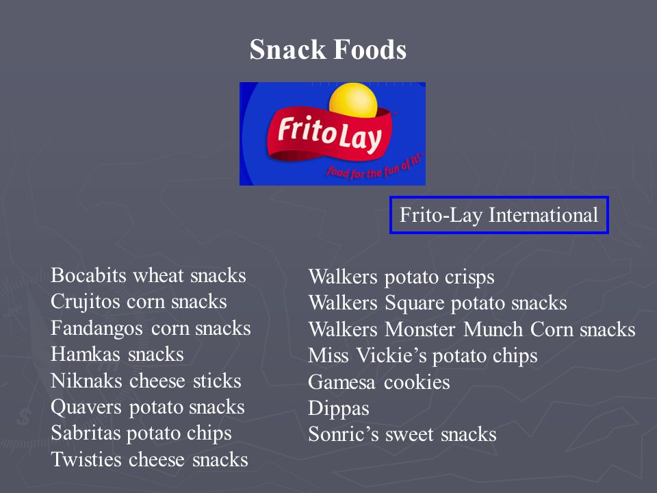 Chapter 9 Diversification Snack Foods Beveragesfoods Frito Lay North America Frito Lay International Pepsi Cola North America Gatorade Tropicana North Ppt Download