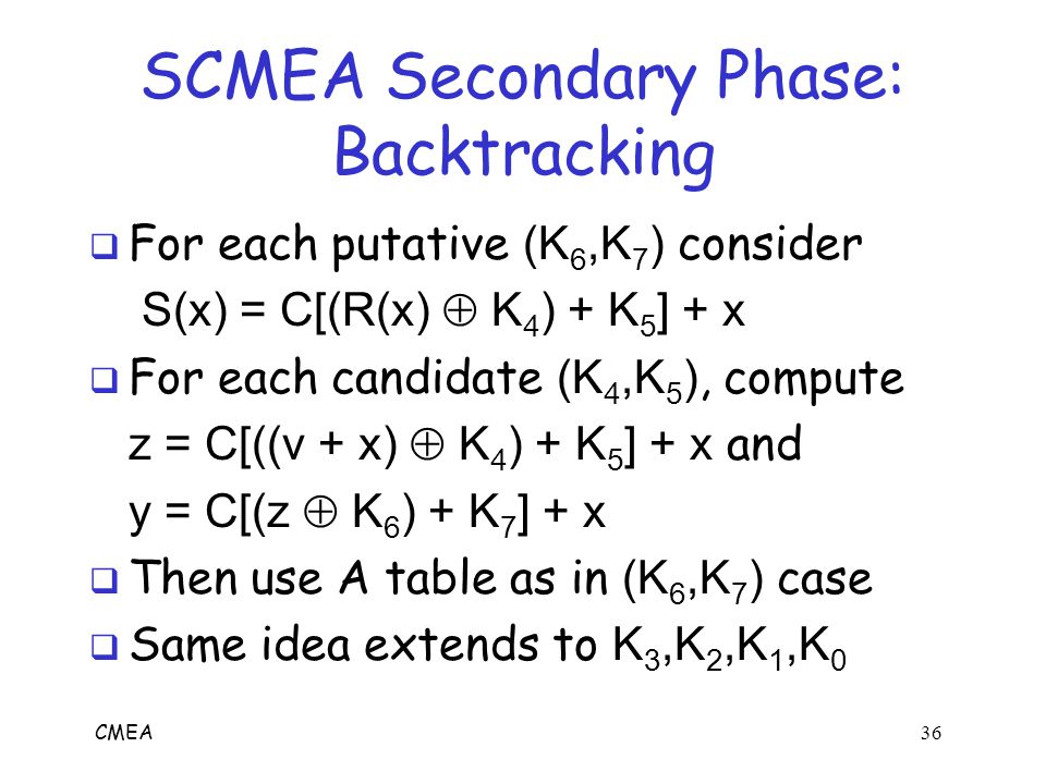 Cmea 1 Cmea Cmea 2 Cmea Cellular Message Encryption Algorithm Designed For Use With Cell Phones O To Protect Confidentiality Of Called Number O For Ppt Download