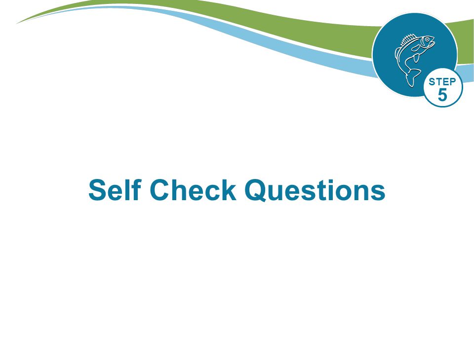 Self Check Questions STEP 5