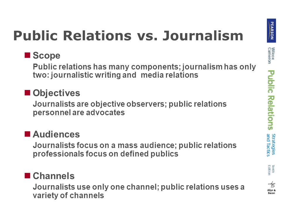 Public Relations vs.