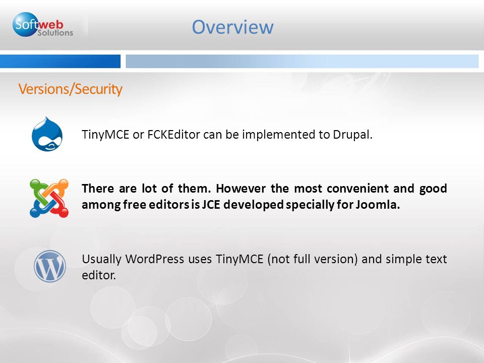 TinyMCE or FCKEditor can be implemented to Drupal.