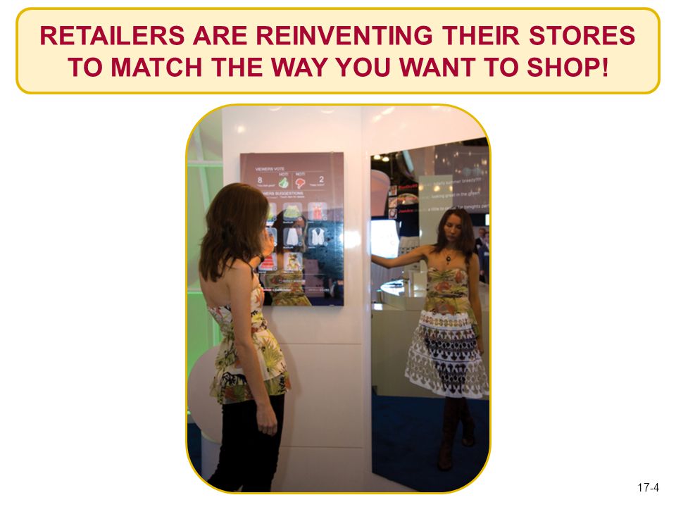 RETAILERS ARE REINVENTING THEIR STORES TO MATCH THE WAY YOU WANT TO SHOP! 17-4