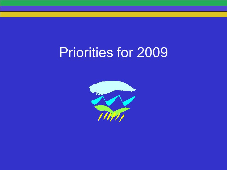 Priorities for 2009