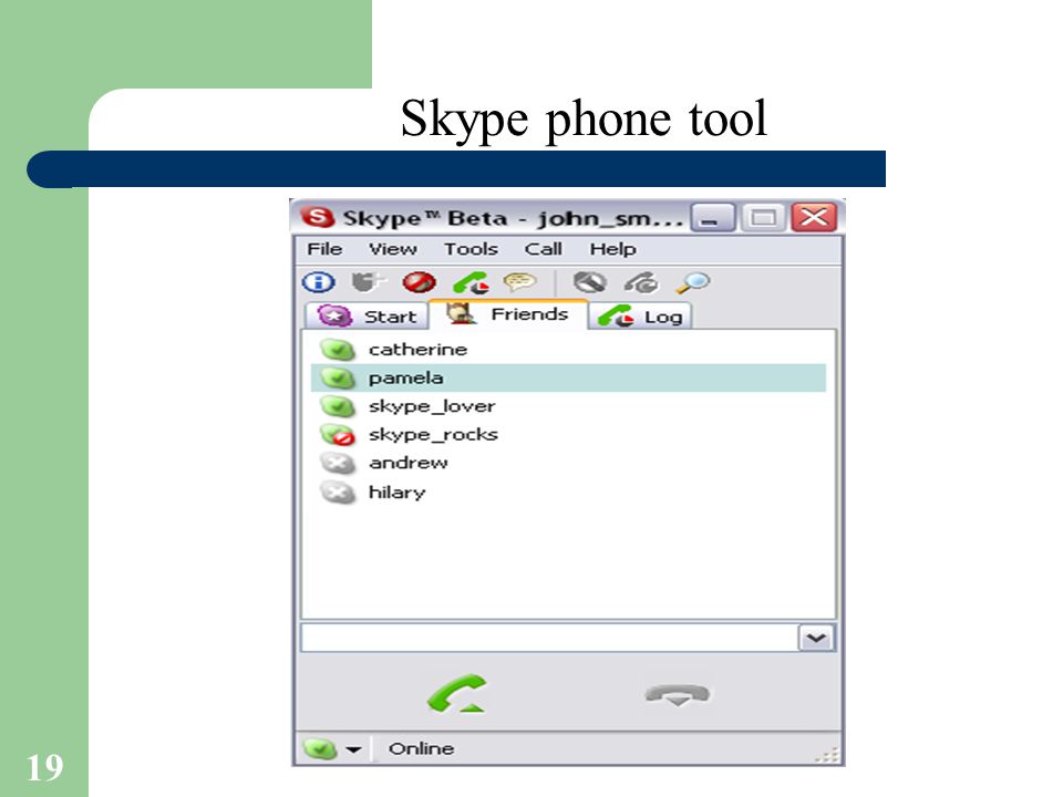 19 T.Sharon-A.Frank Skype phone tool