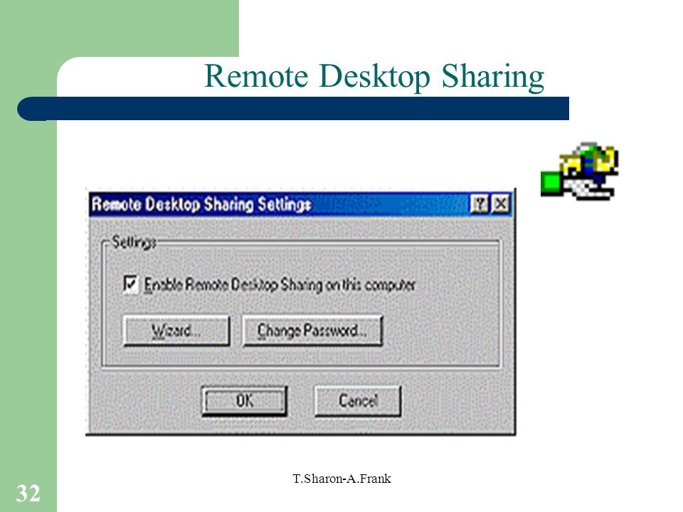 32 T.Sharon-A.Frank Remote Desktop Sharing