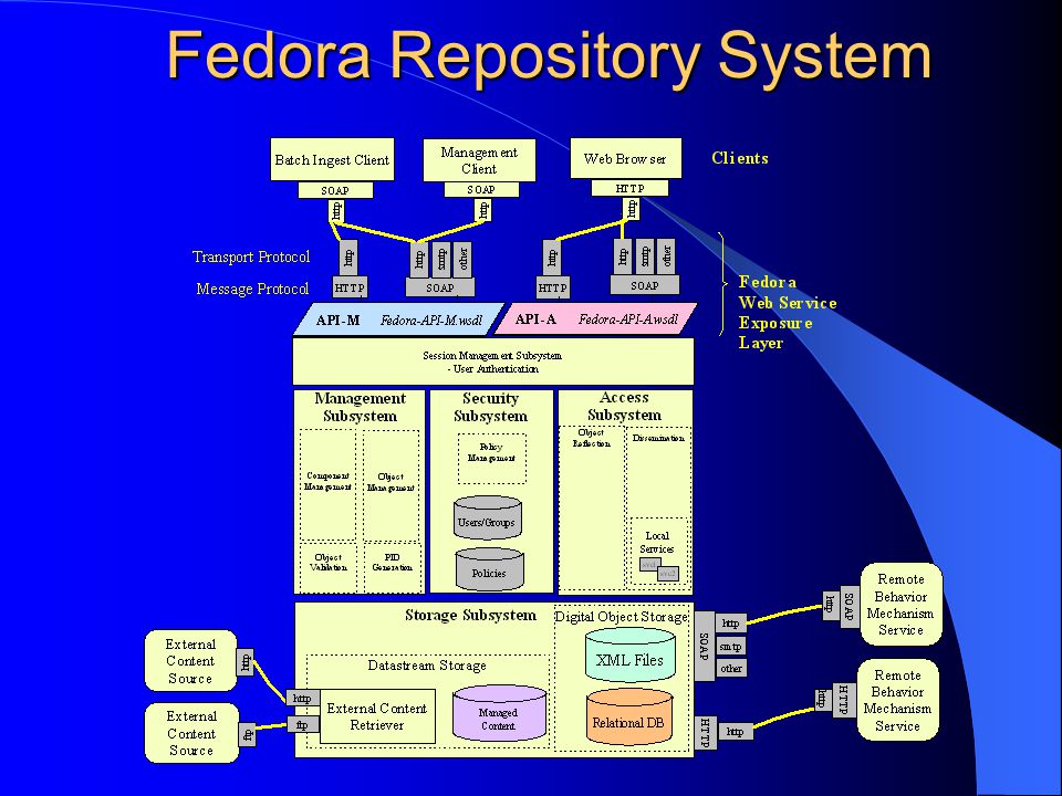 Fedora Repository System