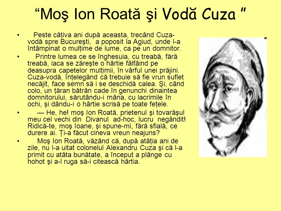 Mos Ion Roata Si Unirea Rezumat 24 IANUARIE DE ANI DE LA UNIREA PRINCIPATELOR ROM Ậ NE. - ppt download