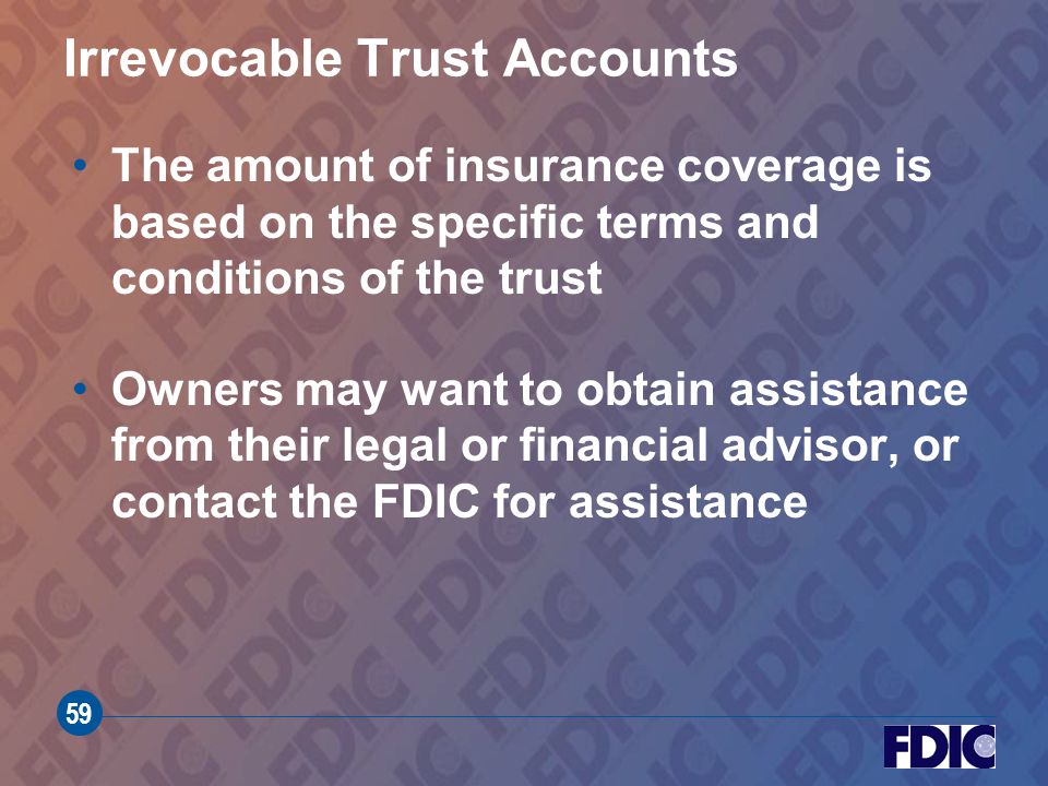 1 Fdic S Video Overview On Deposit Insurance Coverage Ppt