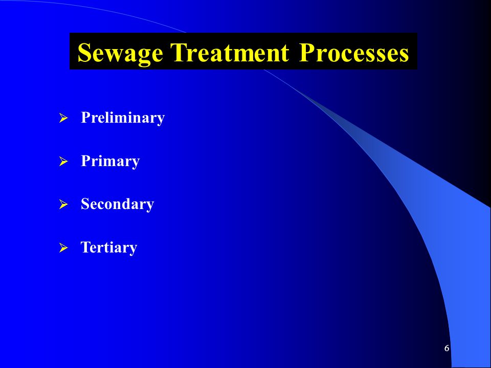 5 Saudi Aramco  Biggest sewage treatment plant operated by the company  Treat 10 million gallons per day of raw sewage  Sodium Hypo-chlorite is used in secondary and tertiary treatments for disinfections  Treated water is used for the irrigation purposes Dhahran S.T.P: