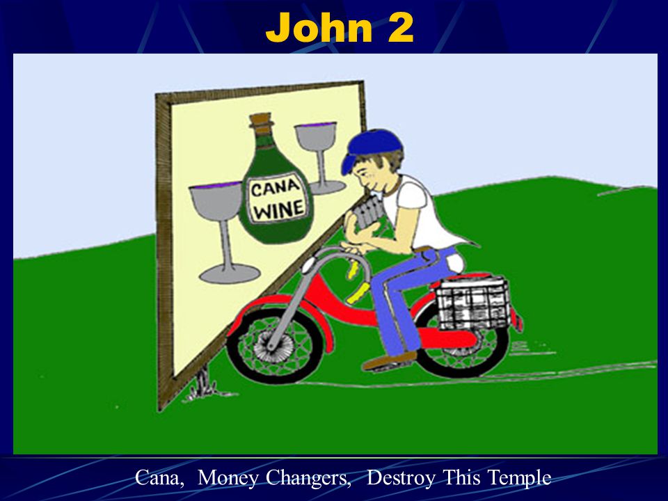John 2 Cana, Money Changers, Destroy This Temple