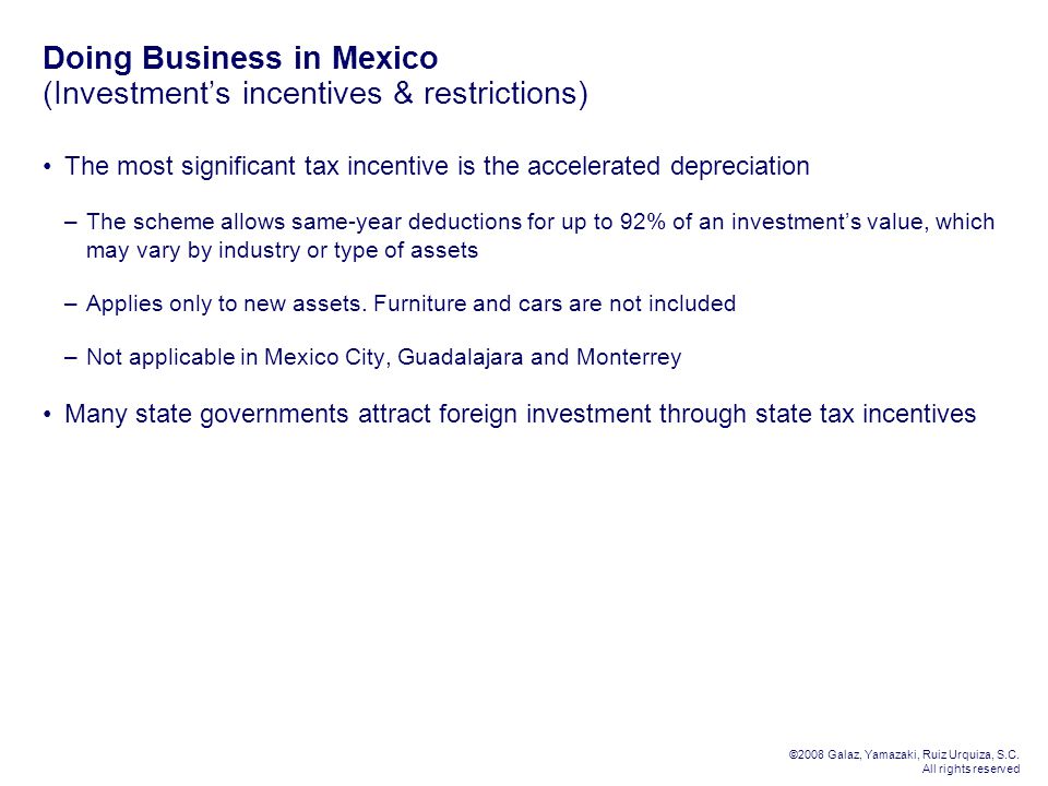 Doing Business in Mexico Tax Regime . June ppt download