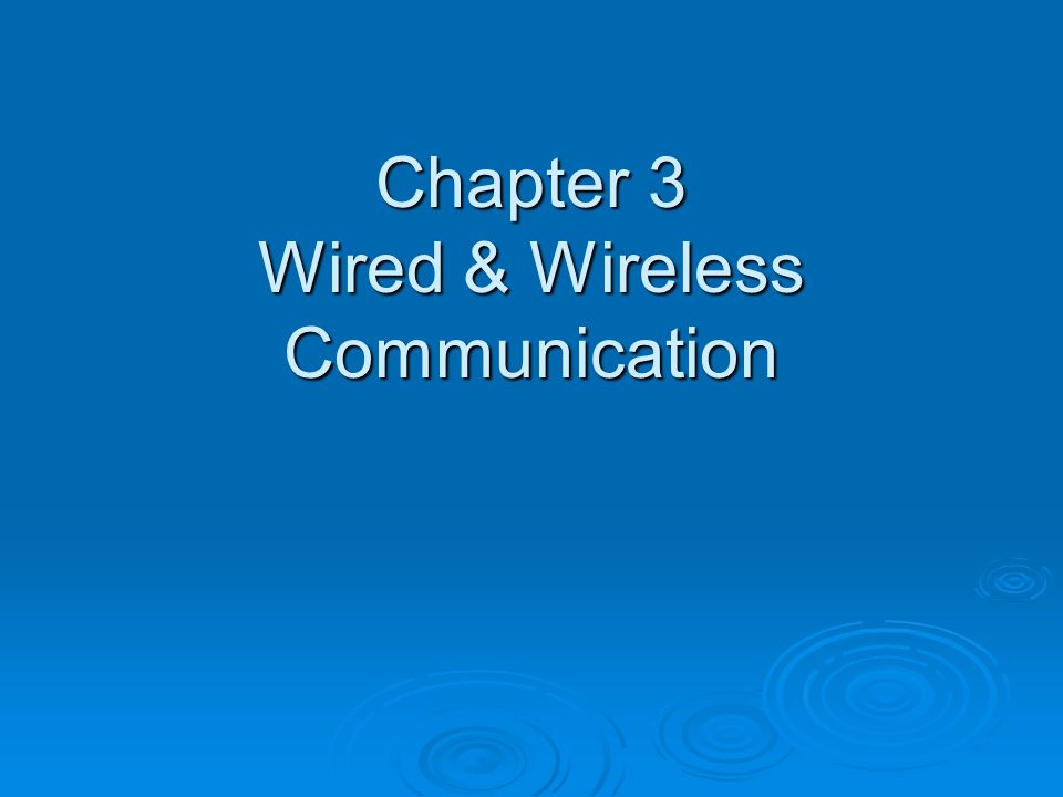 PPT - Wired vs Wireless Discussion PowerPoint Presentation, free download -  ID:1073961