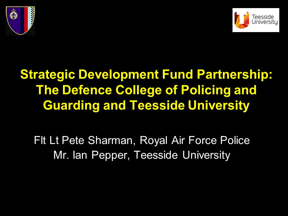 Flt Lt Pete Sharman, Royal Air Force Police Mr.