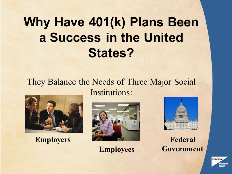 Why Have 401(k) Plans Been a Success in the United States.