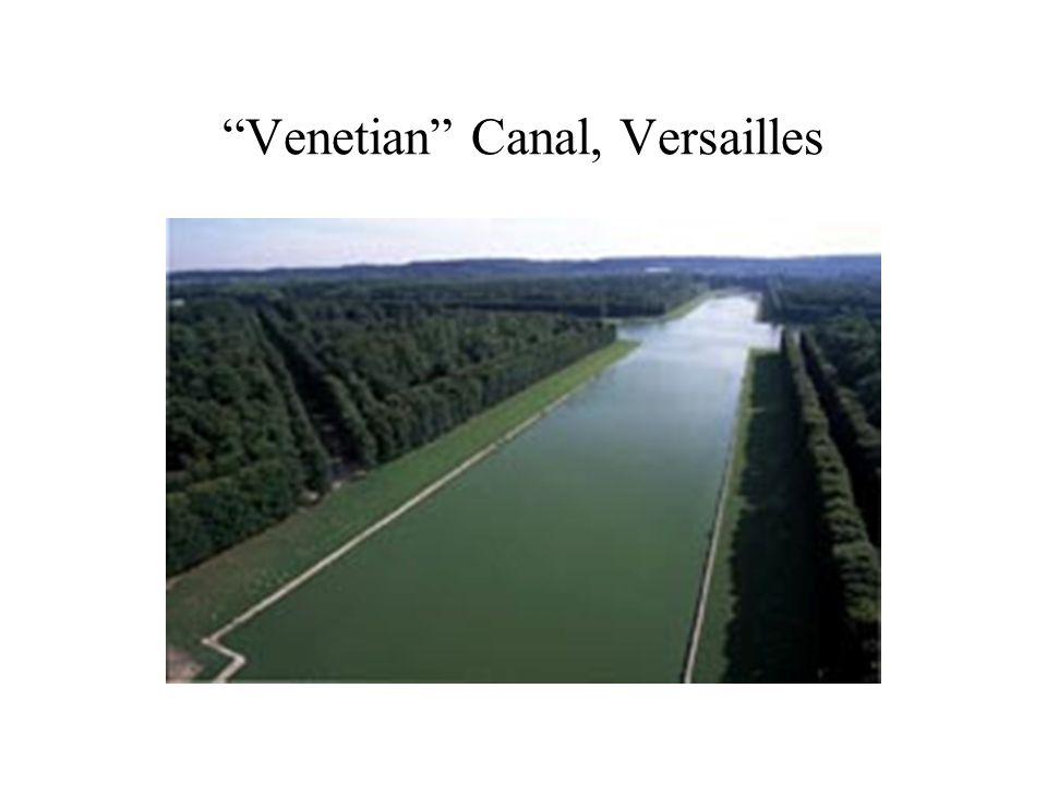 Venetian Canal, Versailles