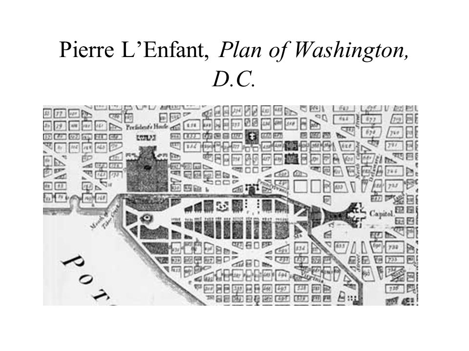Pierre L’Enfant, Plan of Washington, D.C.