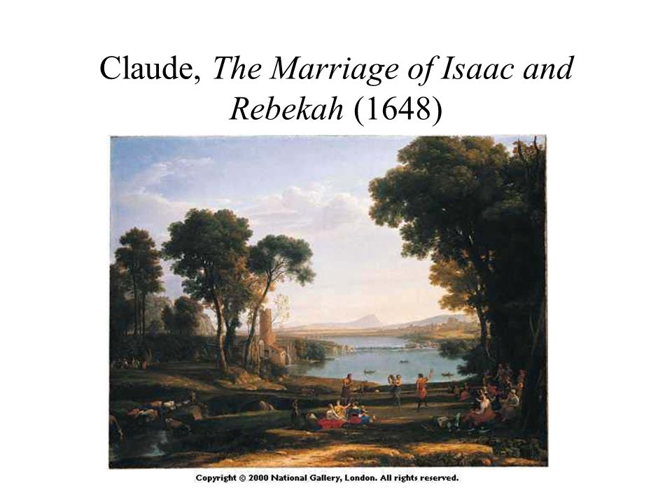 Claude, The Marriage of Isaac and Rebekah (1648)