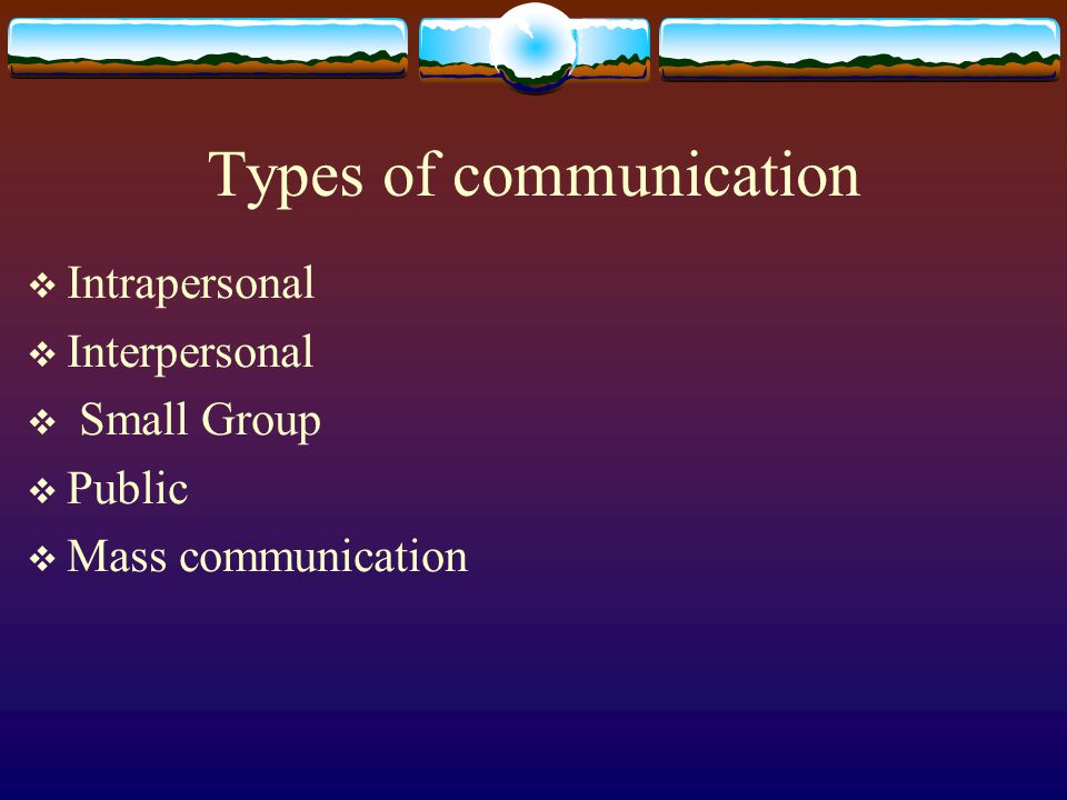 Ch. 1 Human Communication: What and Why