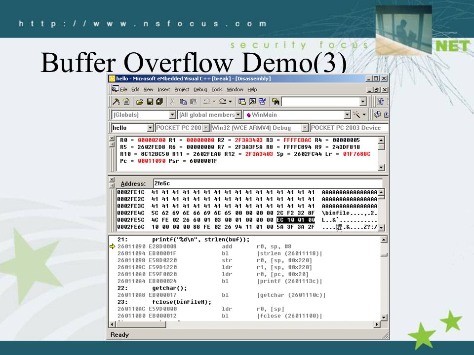Buffer Overflow Demo(3)
