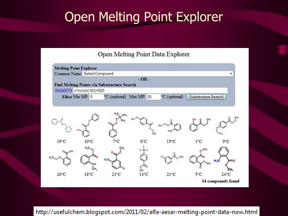 Open Melting Point Explorer