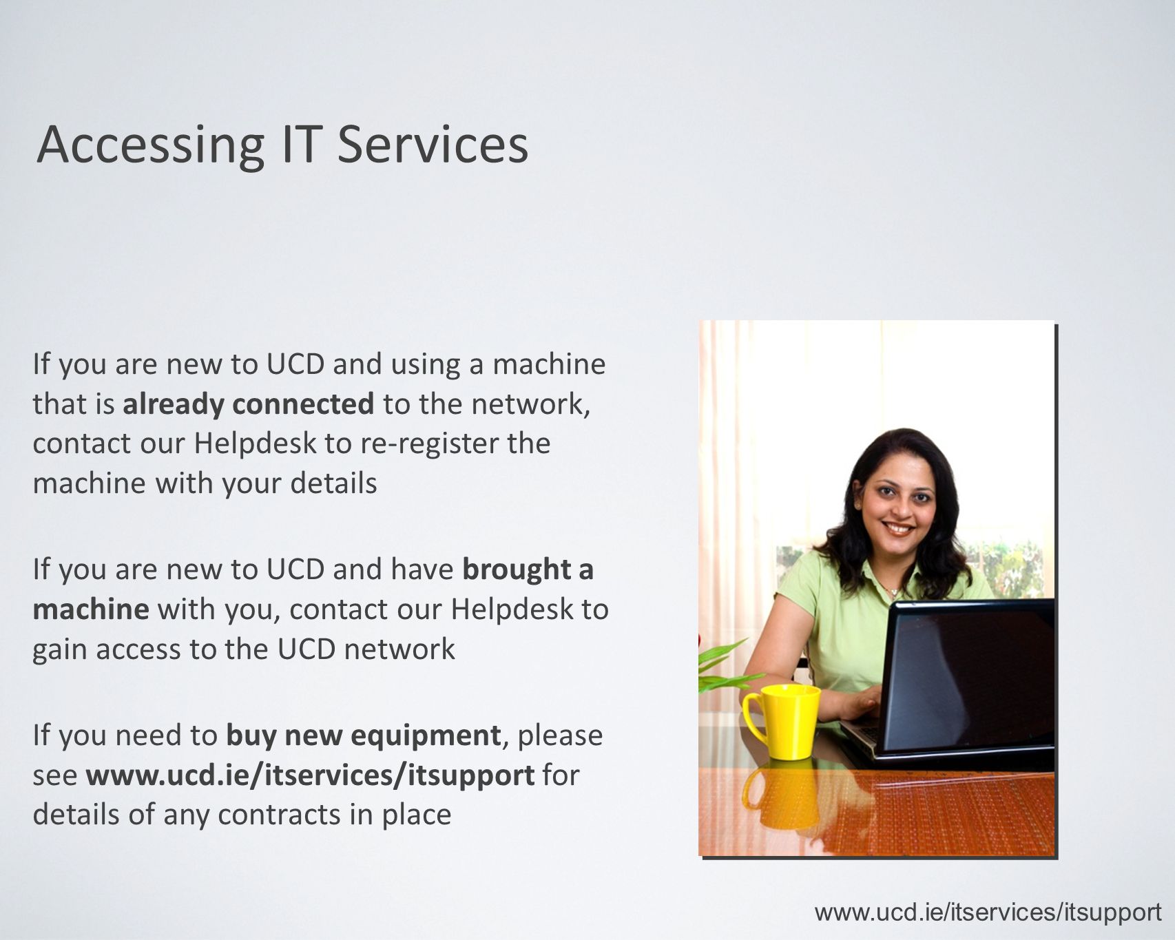 It Induction Course Ucd It Services Contents Help Advice