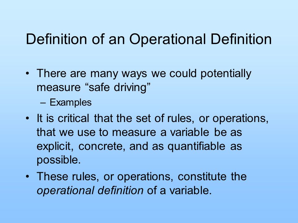 Operational Definition Of Variables Psychology - slideshare