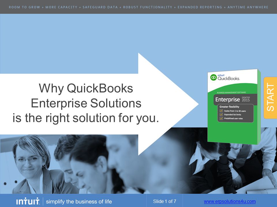 Why QuickBooks Enterprise Solutions is the right solution for you.