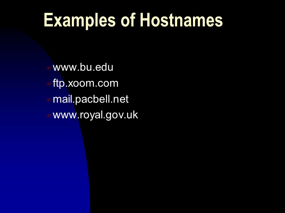 n A scheme identifies the type of resource. n Most of the URLs use http scheme.