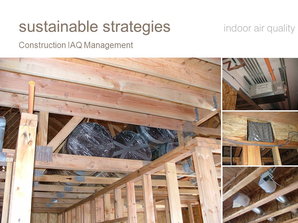 Construction IAQ Management sustainable strategies indoor air quality