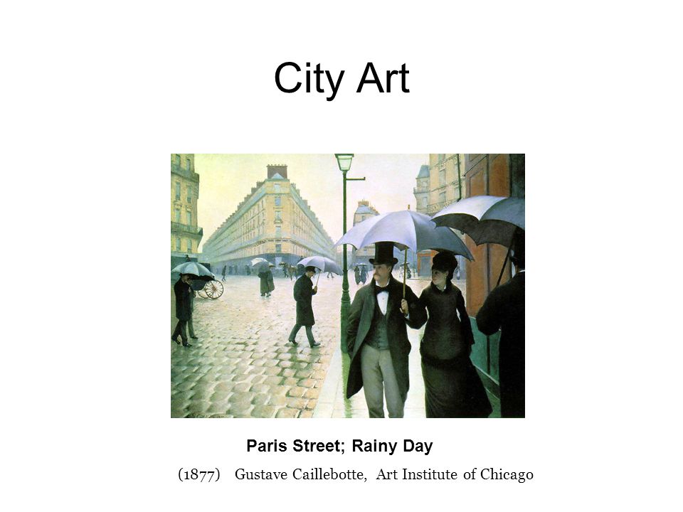 city art 1877 gustave caillebotte art institute of chicago paris