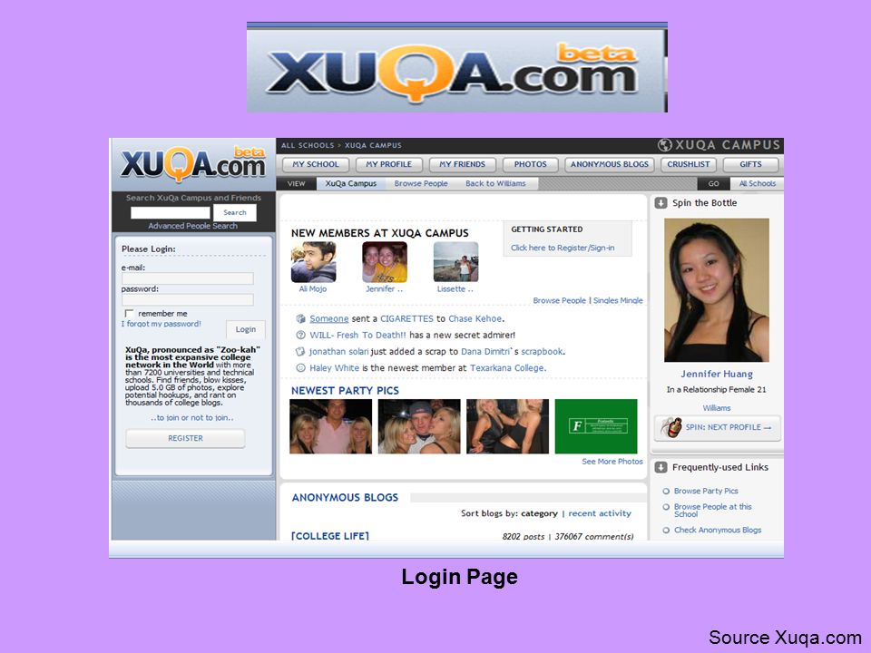 Source Xuqa.com Login Page