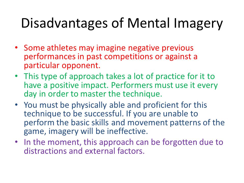 Mental Imagery Visualisation Approaches To Developing Mental Fitness Ppt Download