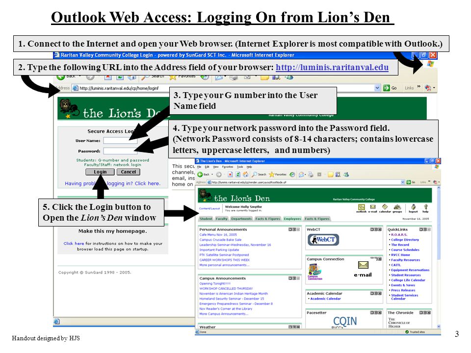 3 1. Connect to the Internet and open your Web browser.