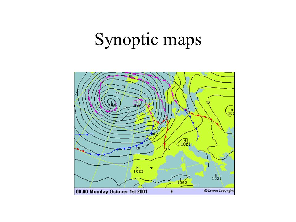 Synoptic maps