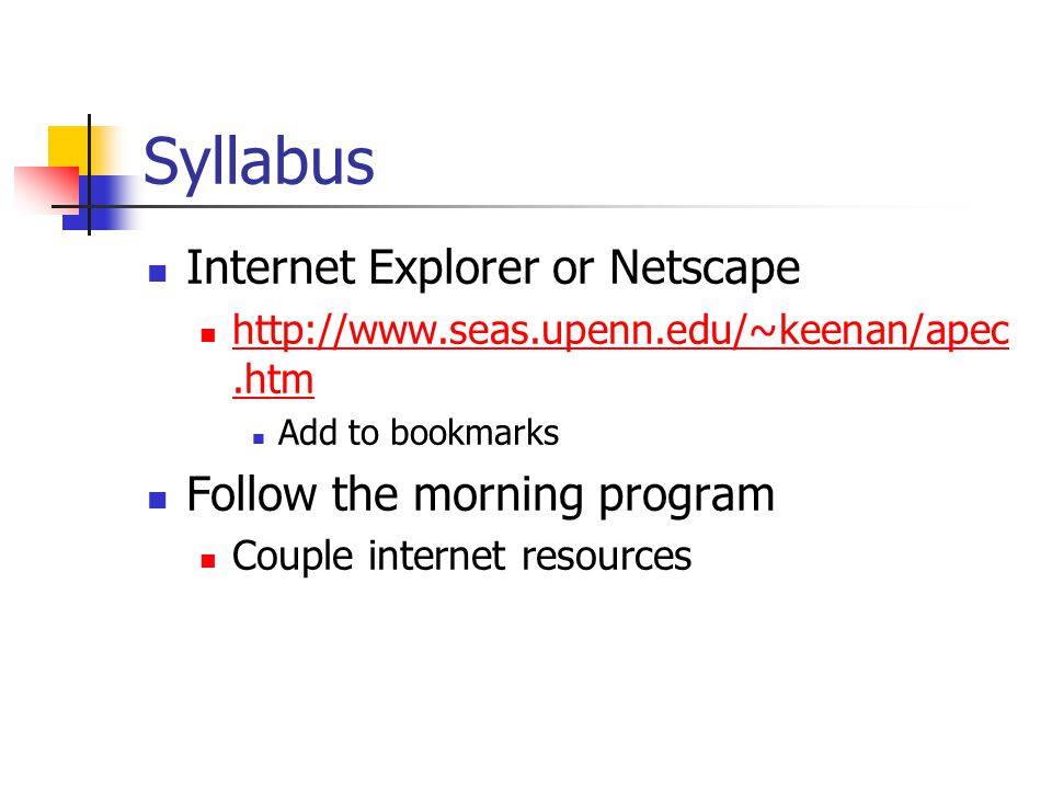 apec summer workshop session 1 spreadsheets syllabus internet syllabus explorer