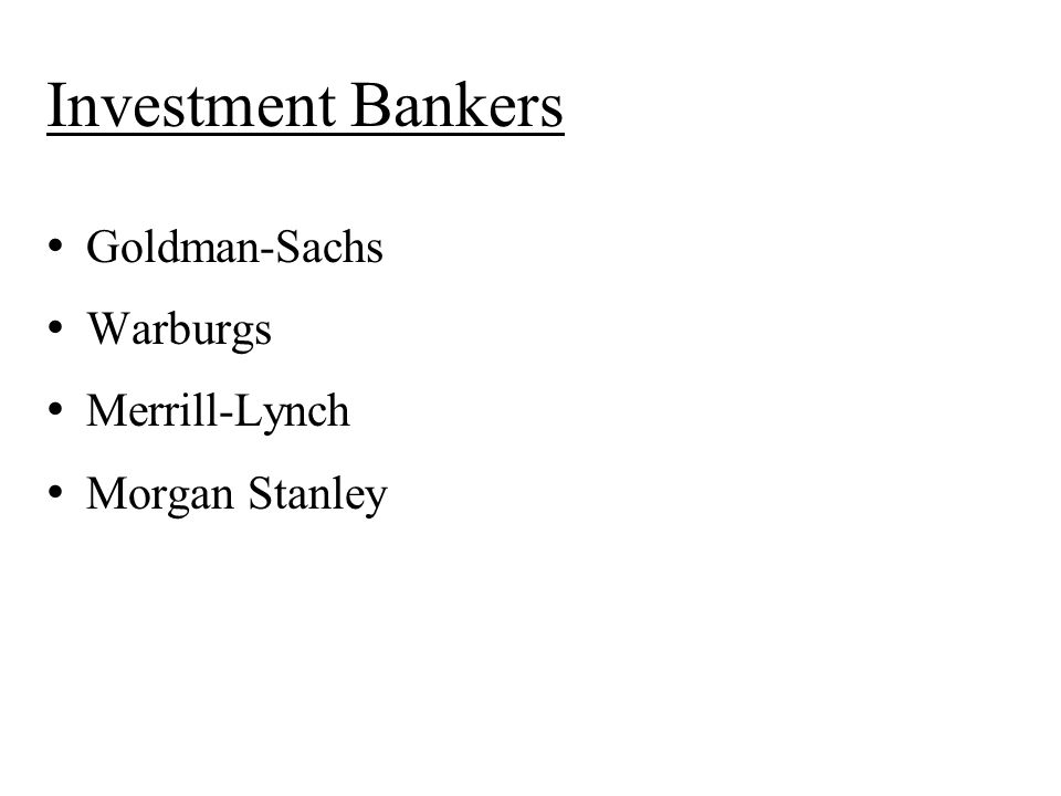 Morgan Stanley Vs Merrill Lynch Wealth Management Treasury : The Corporation’s Bankers & Risk Mgt.. - ppt download