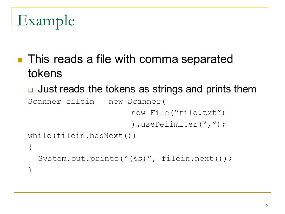 1 Scanning Tokens. 2 Tokens When A Scanner Reads Input, It Separates It  Into “Tokens”  … At Least When Using Methods Like Nextint()  Nextint()  Takes. - Ppt Download