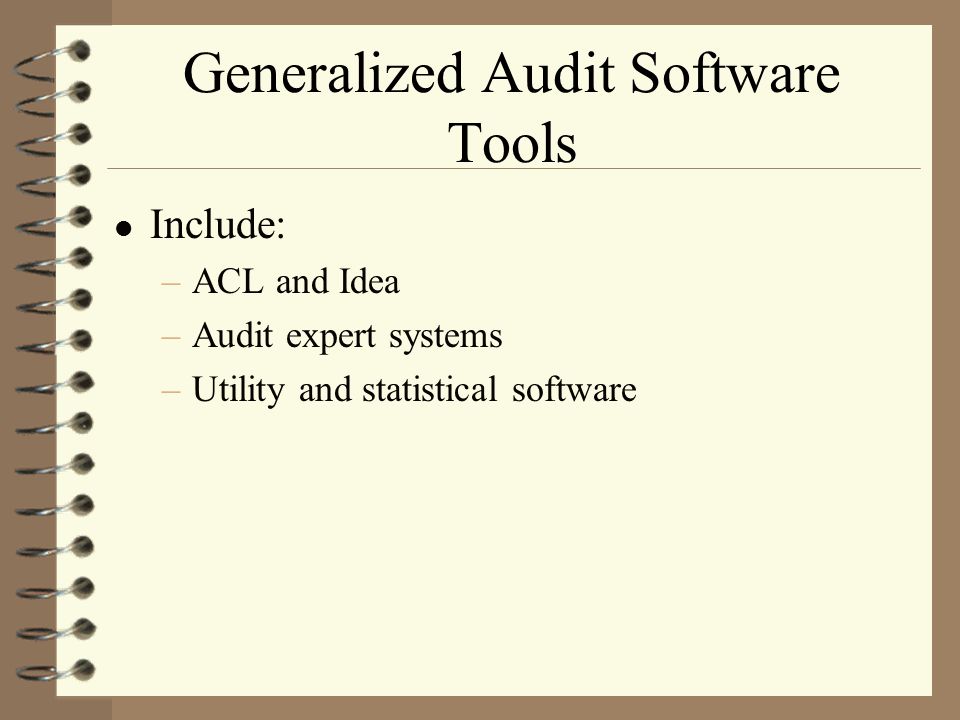 acl audit software advantages and disadvantages