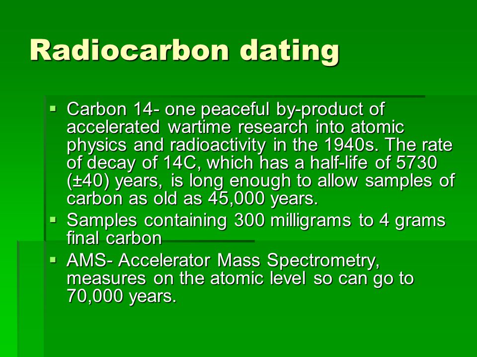 Ano ang radiocarbon dating kálium-argon társkereső