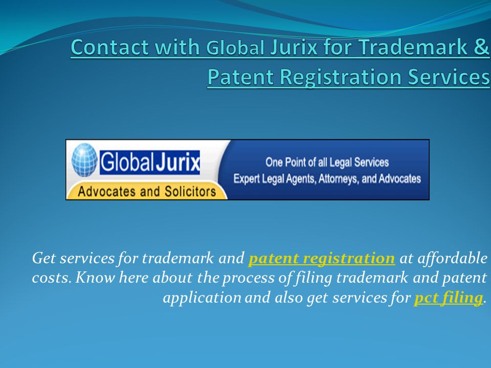 Get services for trademark and patent registration at affordable costs.