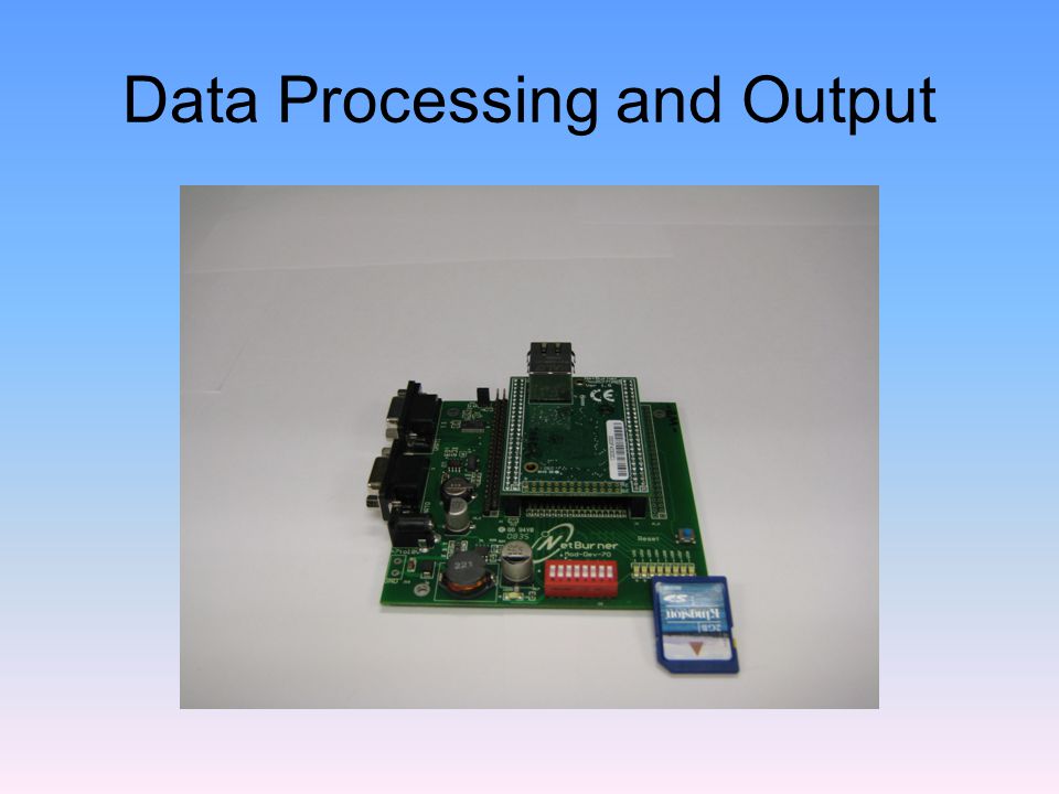 Data Processing and Output