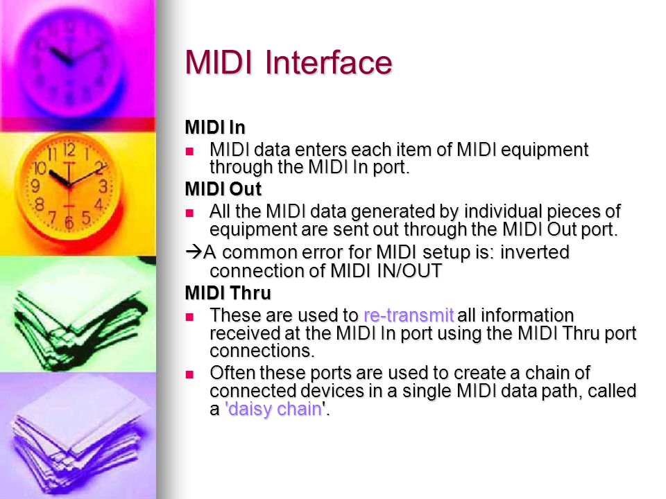 MIDI. What is MIDI? MIDI stands for Musical Instrument Digital Interface MIDI  stands for Musical Instrument Digital Interface Some Clarification: MIDI. -  ppt download