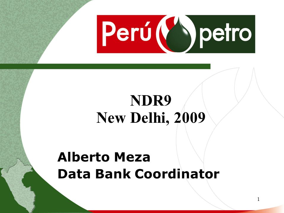 Alberto Meza Data Bank Coordinator NDR9 New Delhi,