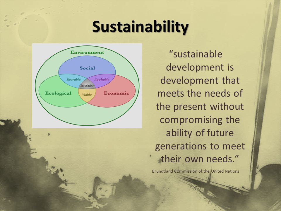 Greening local development. Sustainability “sustainable development is  development that meets the needs of the present without compromising the  ability. - ppt download