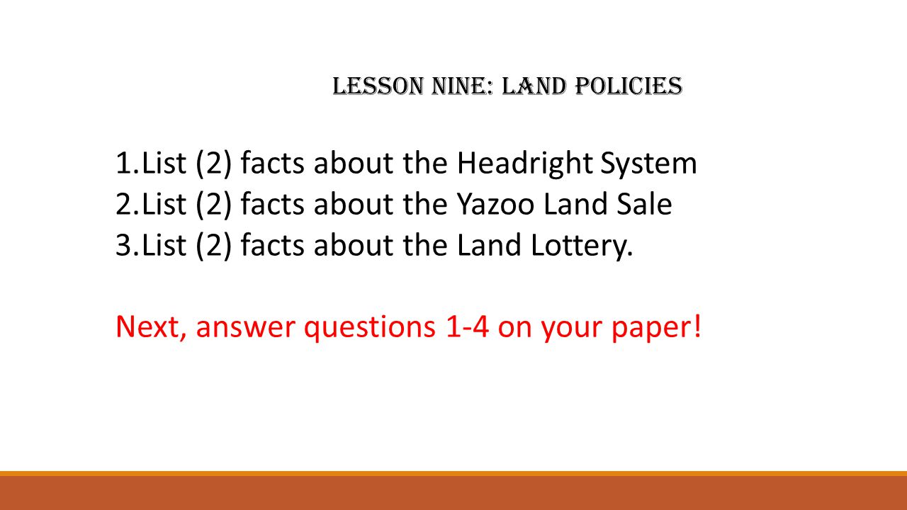 Land Facts Land Facts
