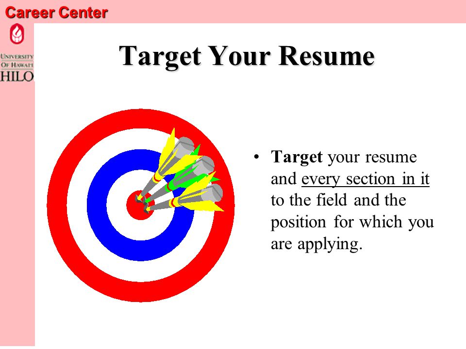 Career Center Before You Begin Writing Put First Things First Assess Your –skills –attributes –experience Research –your field –the firms –the position