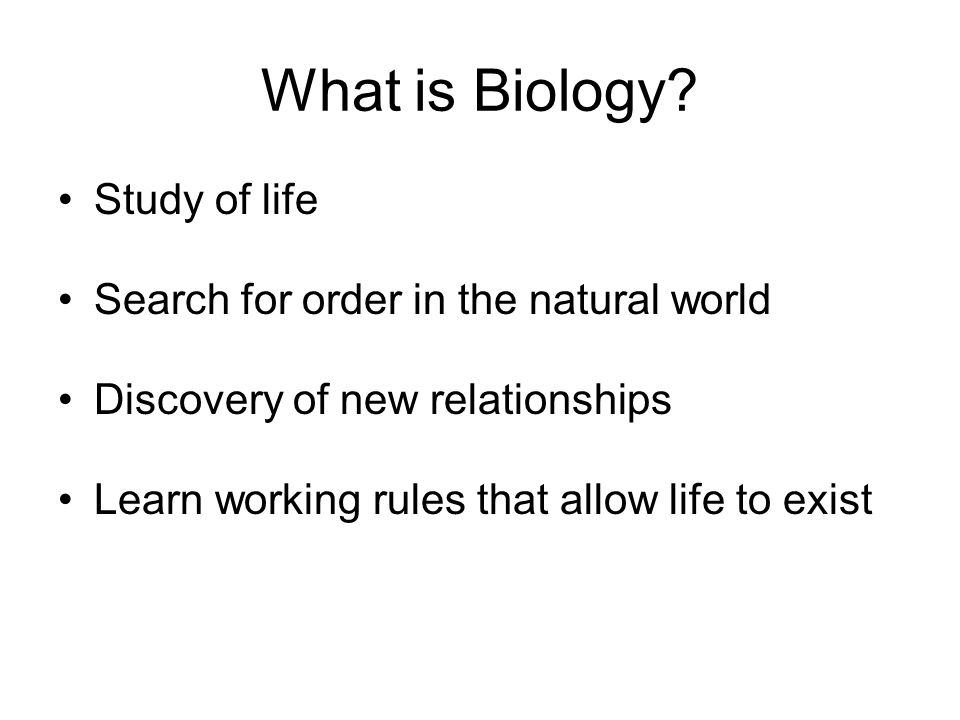 What is Biology.