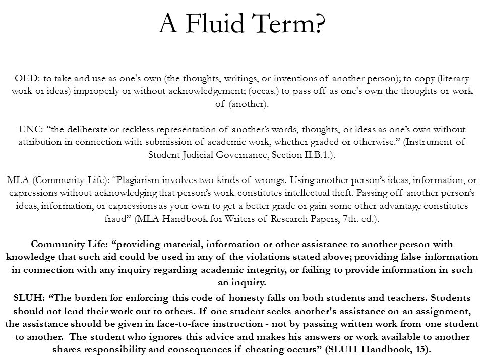 A Fluid Term.